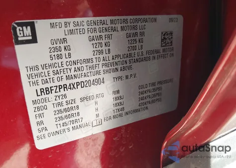 2023 Buick Envision Essence Awd from USA, damaged, VIN LRBFZPR4XPD204904